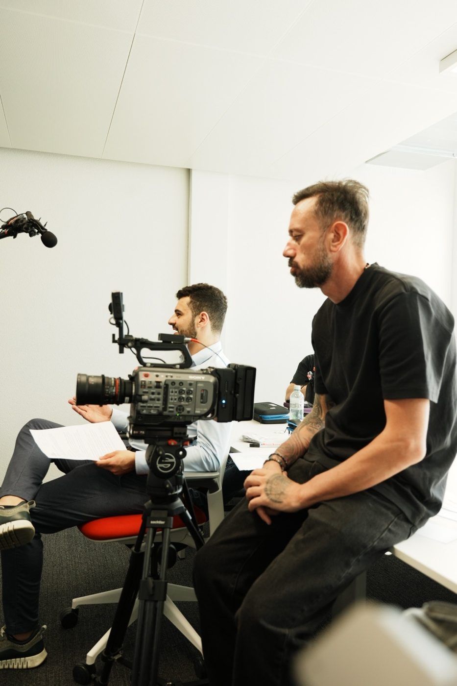 ROSH mit der Kamera am Set